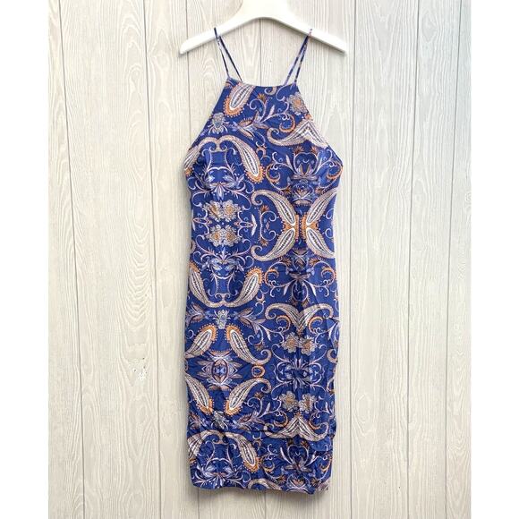 Yumi Kim Gramercy Project Afternoon Tea Silk Dress Sleeveless Midi Large NWT - Picture 1 of 7